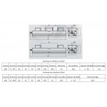 Přesný hydrauický strojní svěrák - šíře 100 mm