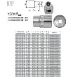 1/2” Hlavice 4CZech ONE / * Drive 28,0