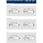 5osý svěrák IMG 125-220 s čelistmi Basic, SMW