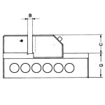 Přesný nástrojářský svěrák RÖHM PLF-1, 73 mm s rychlým nastavením