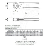 Kleště štípací čelní 160 mm