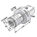 Upínač PSK 63 rychloupínací - M3 - M14, délka 90 mm