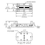 5-osý svěrák V510X, šíře 126 mm, rozevření 184/234 mm