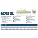 Přesný svěrák AVQ-125G / HV mechanický se zesilovačem upínací síly