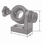 Univerzální montážní stojánek HSK 63 z oceli, otočný