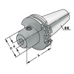 Upínač SK40 WELDON pr. 14 mm